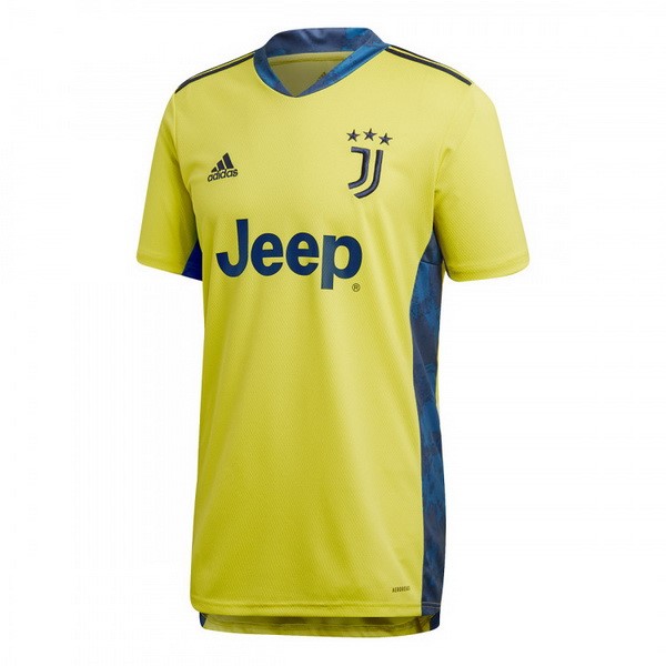 Thailand Trikot Juventus Heim Torwart 2020-21 Gelb Fussballtrikots Günstig